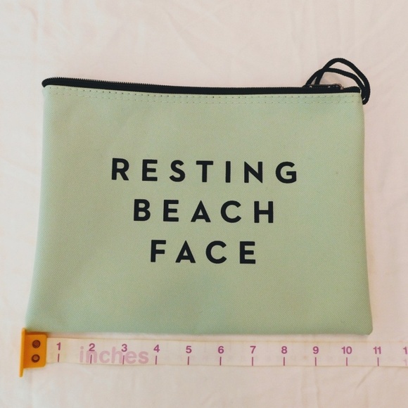 Milly Handbags - Milly Resting Beach Face cosmetic travel pouch bag
